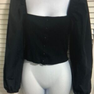 Elegant Black Women's Top